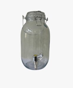 Frasco Dispenser Vidrio 3 lts con canilla