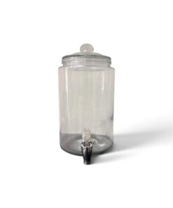 Frasco Dispenser Vidrio 4 lts con canilla