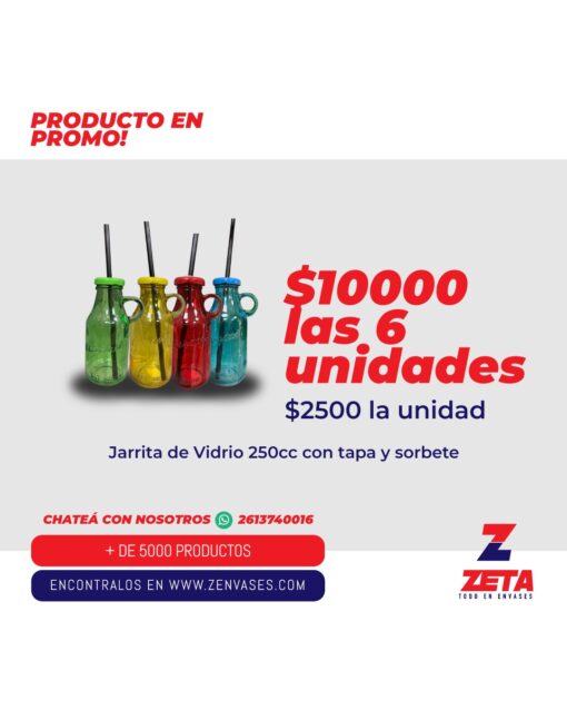 Oferta Jarrita Vintage x 6 un