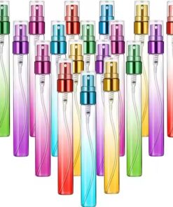 Mini Perfumero Vidrio Spray x 10 ml Colores surtidos