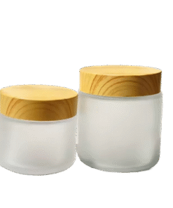Pote Recto Satinado x 50 cc Tapa Simil Madera