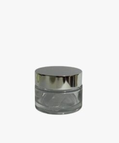 Pote Recto  x 70 cc tapa rosca Plata Brillo x 10 unidades!