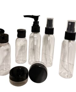 Alternative view of Set de Viaje x 7 envases. Negro