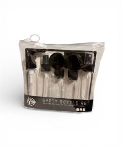 Set de Viaje x 7 envases. Negro